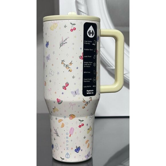 HydroJug X ACTA 40oz Traveler, TORI HALFORD BERRIES AND CREAM - Picture 2 of 6